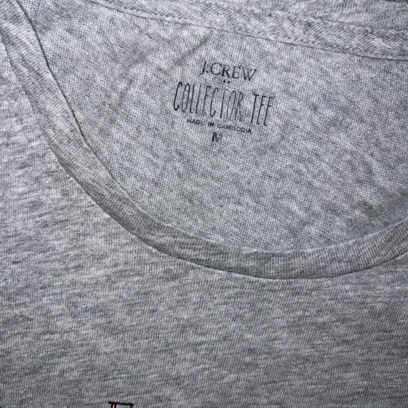 J. Crew Collectors Tee Gray New England Cape Cod Nantucket Maine Shirt Top M - Picture 3 of 3